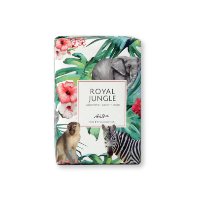 Picture of ROYAL JUNGLE SOAPS ENRICHED with Green Clay in Pale Grey