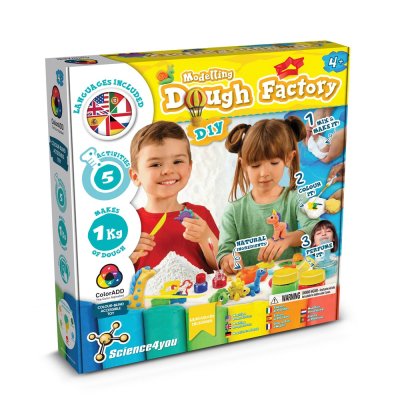 MODELING DOUGH FACTORY KIT I EDUCATIONAL GAME FOR CHILDRENS in Assorted