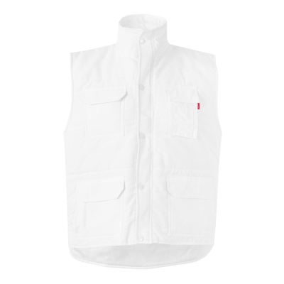 VL MEFITIS MULTI-POCKET PADDED VEST in White