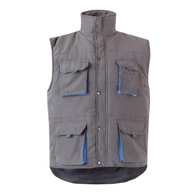 VL NERGAL PADDED VEST, TWO-TONE, MULTI-POCKET in Grey