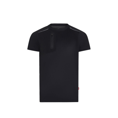 Picture of VL RHEA TECHNICAL WAFFLE TEE SHIRT in Black