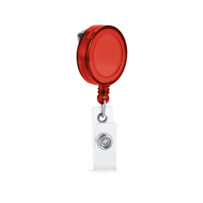 Picture of YEATS EXTENSIBLE BADGE HOLDER in Red