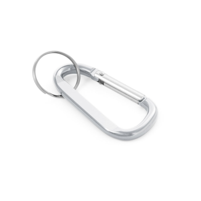 Picture of MATTHEW ALUMINIUM METAL CARABINER with Keyring in Silver