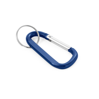 Picture of MATTHEW ALUMINIUM METAL CARABINER with Keyring in Royal Blue