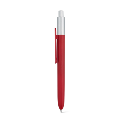 Picture of KIWU SILVER CHROME BALL PEN in ABS in Red
