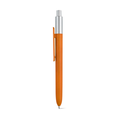 Picture of KIWU SILVER CHROME BALL PEN in ABS in Orange