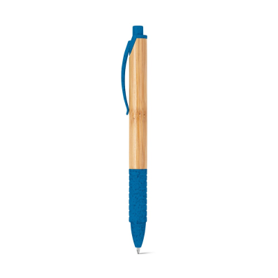 Picture of KUMA BAMBOO BALL PEN with Non-Slip Clip in Royal Blue
