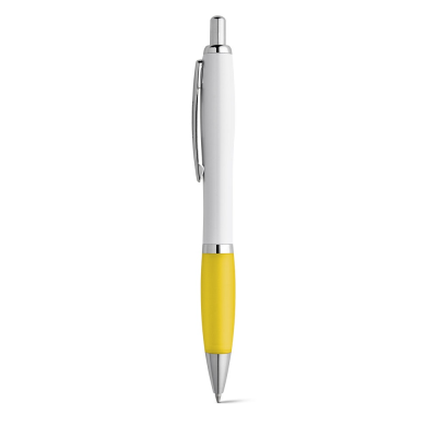 Picture of MOVE ABS BALL PEN with Clip & Metal Trim in Yellow