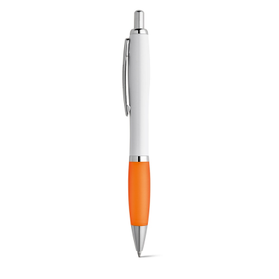 Picture of MOVE ABS BALL PEN with Clip & Metal Trim in Orange