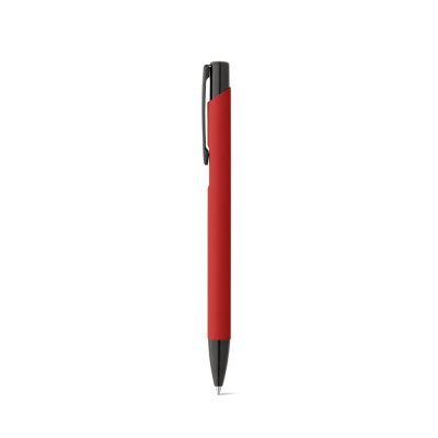 Picture of POPPINS SOFT TOUCH ALUMINIUM METAL BALL PEN in Red