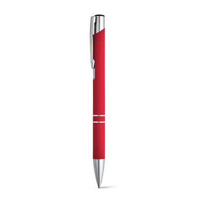 Picture of BETA SOFT SOFT TOUCH ALUMINIUM METAL BALL PEN in Red