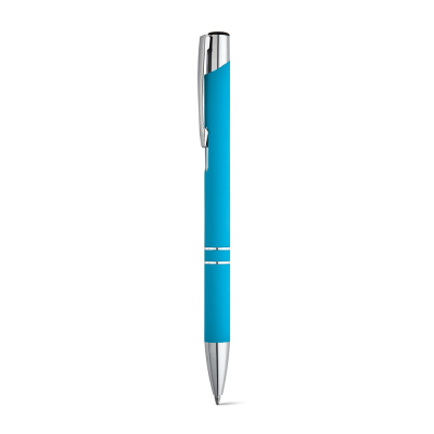Picture of BETA SOFT SOFT TOUCH ALUMINIUM METAL BALL PEN in Light Blue