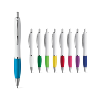 MOVE BK BALL PEN with Clip & Metal Trim.