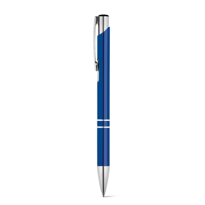 Picture of BETA BK ALUMINIUM METAL BALL PEN with Clip in Royal Blue