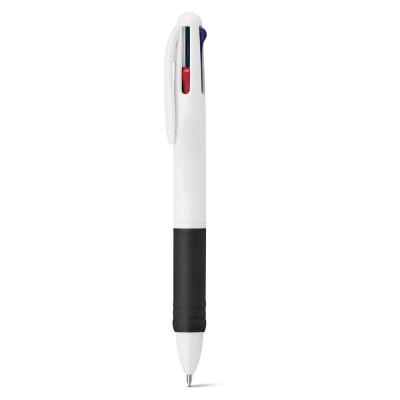 OCTUS BALL PEN with 4 in 1 Multi Colour Writing in Black