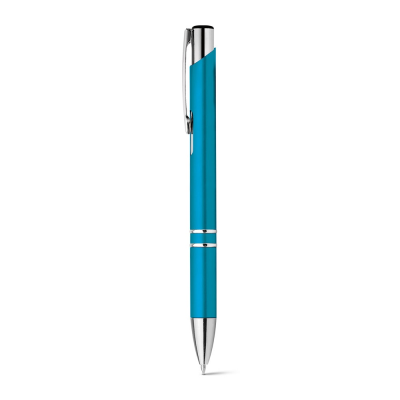 Picture of BETA PLASTIC ABS BALL PEN with Metal Clip in Light Blue