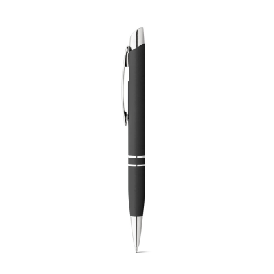 Picture of MARIETA SOFT ALUMINIUM METAL BALL PEN with Clip in Black