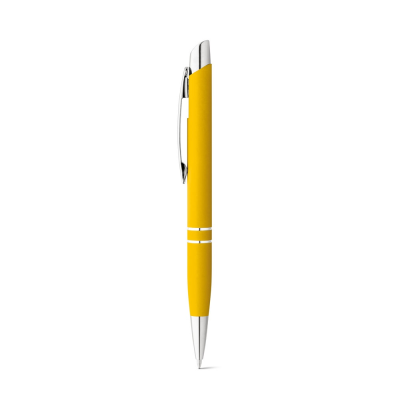 Picture of MARIETA SOFT ALUMINIUM METAL BALL PEN with Clip in Yellow