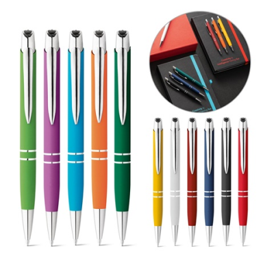 Picture of MARIETA SOFT ALUMINIUM METAL BALL PEN with Clip