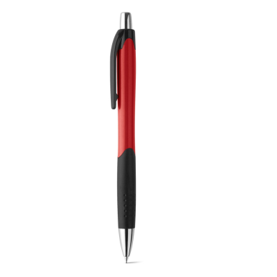 Picture of CARIBE ABS BALL PEN with Non-Slip Grip in Red