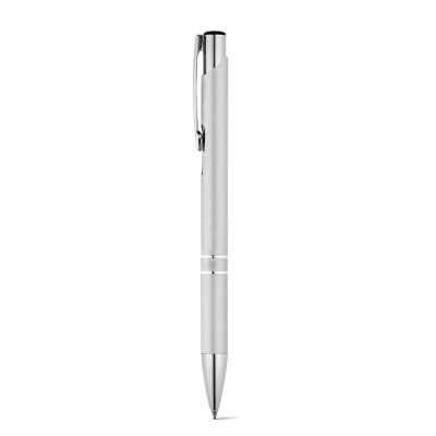 Picture of BETA ALUMINIUM METAL BALL PEN with Clip in Satin Silver