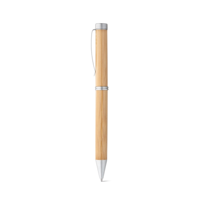 Picture of LAKE BAMBOO BALL PEN with Twist Mechanism & Metal Clip in Natural