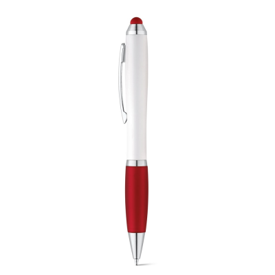 Picture of SANS BALL PEN with Twist Mechanism & Metal Clip in Red