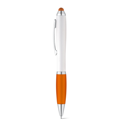 Picture of SANS BALL PEN with Twist Mechanism & Metal Clip in Orange