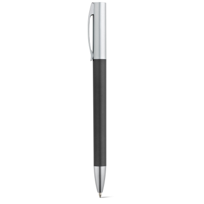 Picture of ELBE TWIST ACTION BALL PEN with Metal Clip in Black