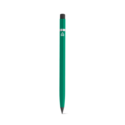 Picture of LIMITLESS INKLESS PEN with Recycled Aluminium Metal Body in Green