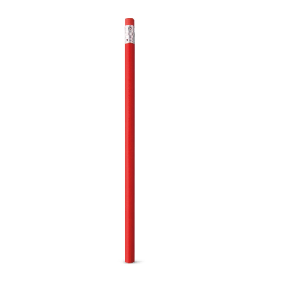 Picture of ATENEO HB GRAPHITE GREY PENCIL with Eraser in Red