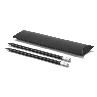 Picture of BRENTANO SET with Two Sharpened Pencil Set in Satin Silver