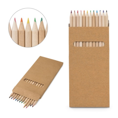 Picture of CROCO PENCIL BOX with 12 Colour Pencil Set
