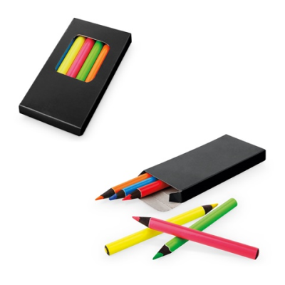 Picture of MEMLING PENCIL BOX with 6 Colour Pencil Set