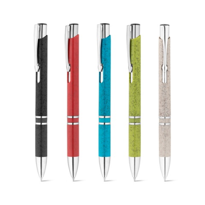 Picture of BETA WHEAT STRAW FIBRE AND ABS BALL PEN with Clip