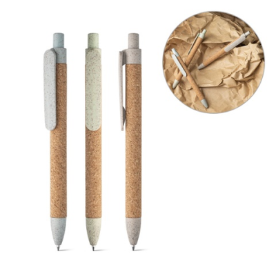 Picture of GOYA BALL PEN in Cork & Wheatstraw Fibre.