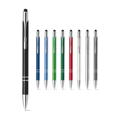 Picture of GALBA ALUMINIUM METAL BALL PEN with Touch Tip & Clip.
