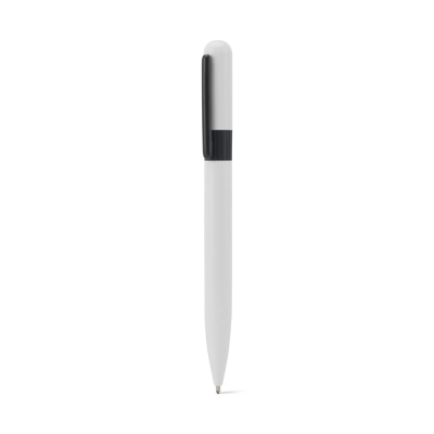 ELSIE ROUND METAL BALL PEN in White