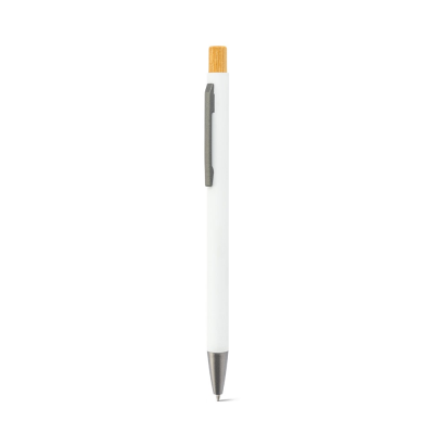 ZYLEN BALL PEN in Recycled Aluminum in White