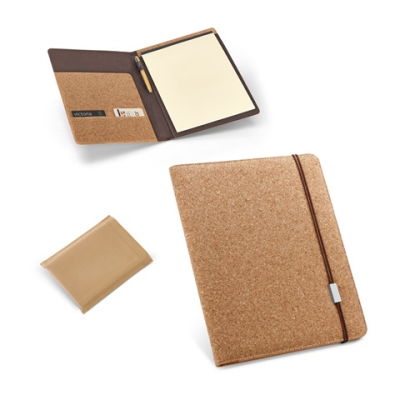 Picture of SERPA A4 CORK FOLDER with a Cube Block of Plain x Sheet