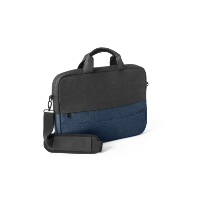 GENOA PADDED LAPTOP BAG in 600D High-Density Recycled Polyester 15 Inch in Blue