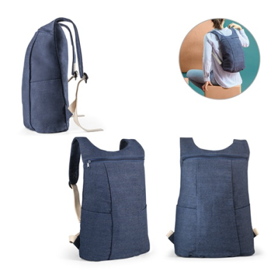 Picture of DENIM BPACK RECYCLED DENIM BACKPACK RUCKSACK