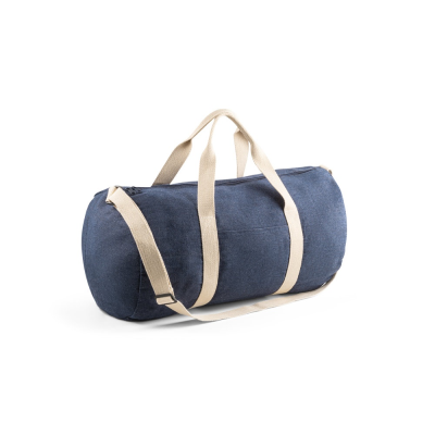 Picture of DENIM BAG DENIM SPORTS BAG in Blue
