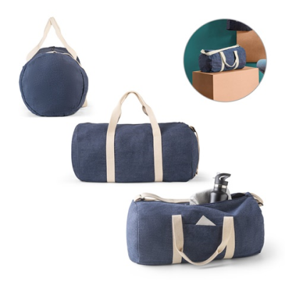 Picture of DENIM BAG RECYCLED DENIM SPORTS BAG