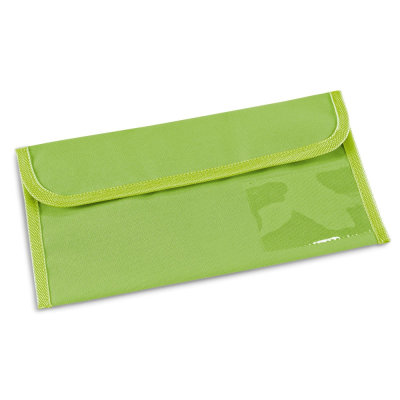 Picture of AIRLINE 600D TRAVEL DOCUMENT BAG in Pale Green