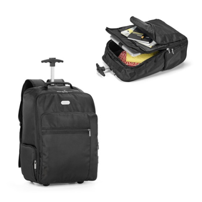 Picture of AVENIR 17 INCH LAPTOP TROLLEY BACKPACK RUCKSACK in 1680D & 300D.