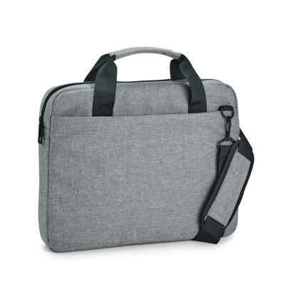 Picture of GRAPHS LAPTOP 14 INCH LAPTOP BRIEFCASE in 600D in Pale Grey