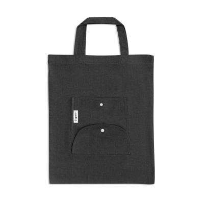 Picture of SIENA FOLDING BAG in Cotton in Black
