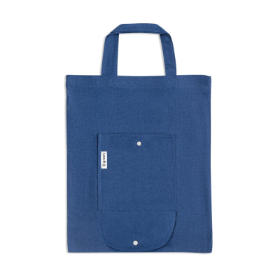 Picture of SIENA FOLDING BAG in Cotton in Blue