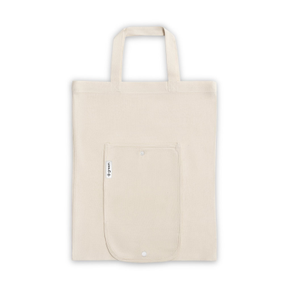 Picture of BEIRUT FOLDING BAG in Cotton in Light Natural